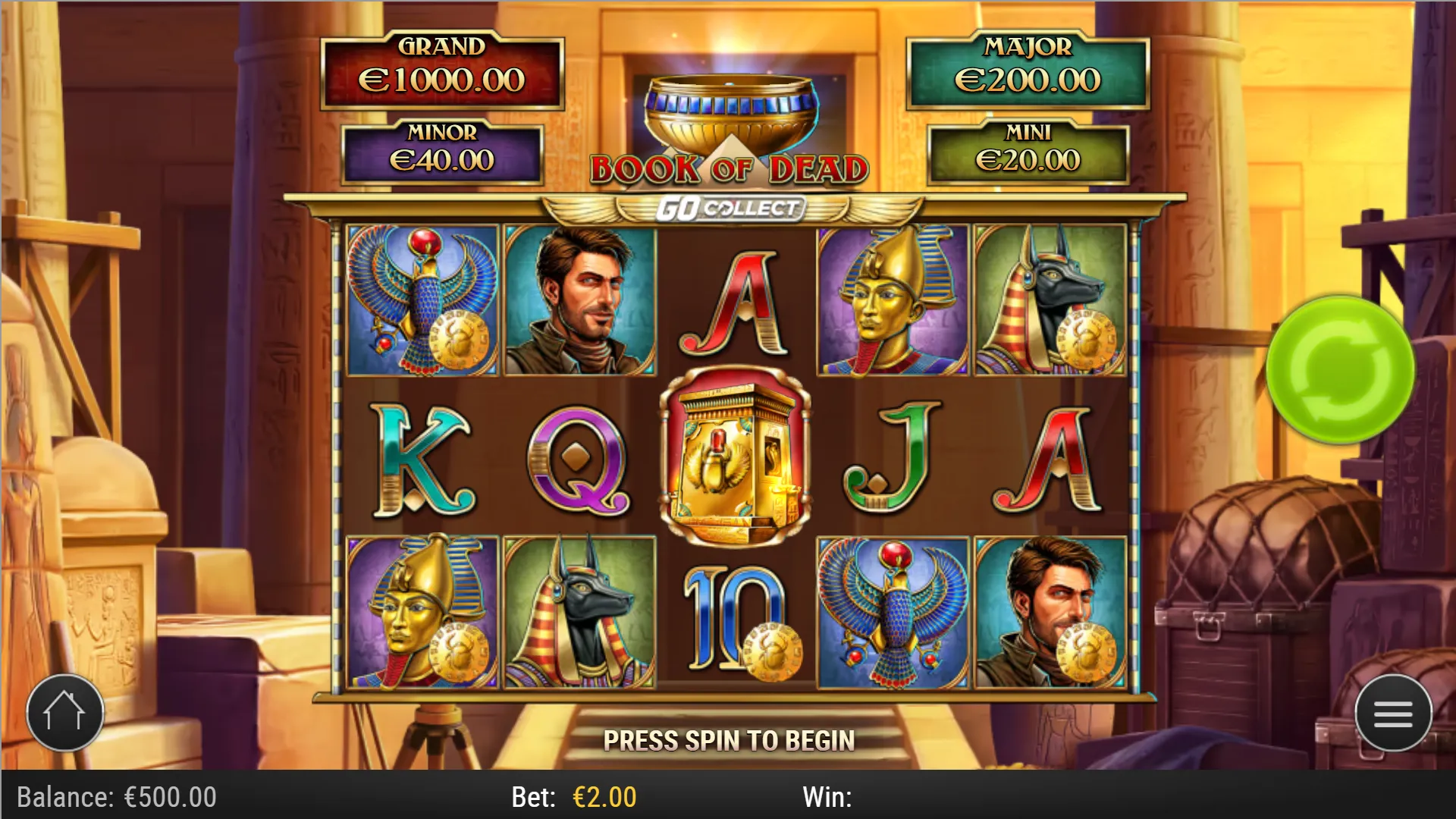 Screenshot de Book of Dead GO Collect